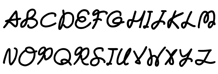 Forever Font LOWERCASE
