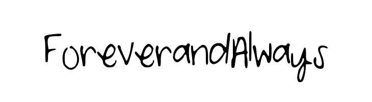 ForeverandAlways  免费字体下载