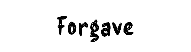 Forgave  Fuentes Gratis Descargar