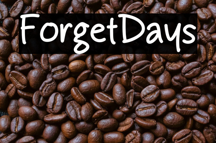 Forget Days Example 2