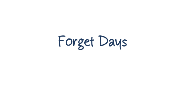 Forget Days Logo