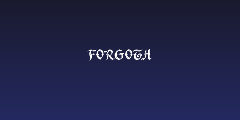 Forgoth Social Header