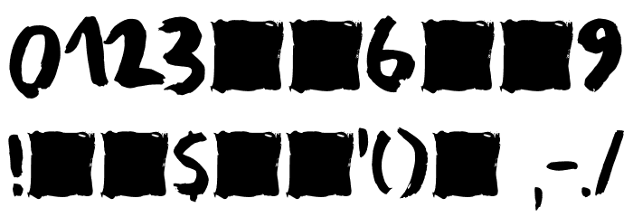 Forgotten Dream DEMO Regular Font OTHER CHARS
