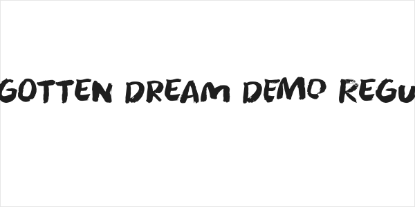 Forgotten Dream DEMO Regular Logo