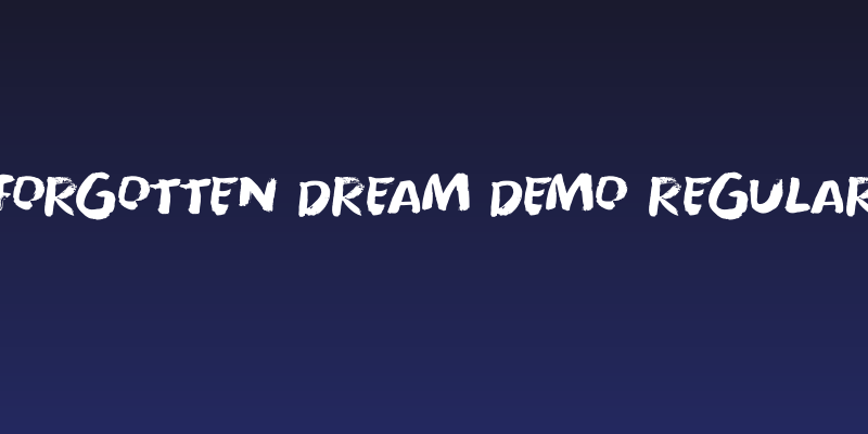 Forgotten Dream DEMO Regular Social Header