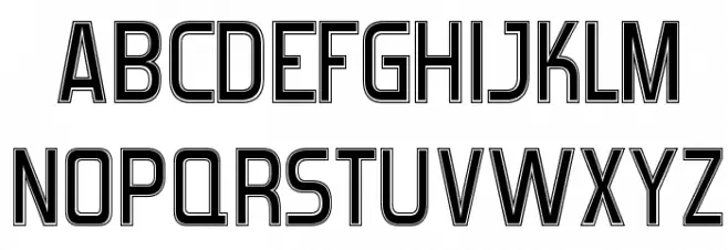 Forgotten Futurist College Schriftart Groß