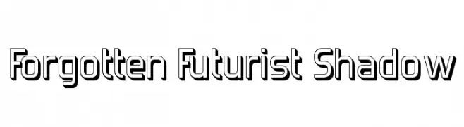 Forgotten Futurist Shadow  Descarca Fonturi Gratis