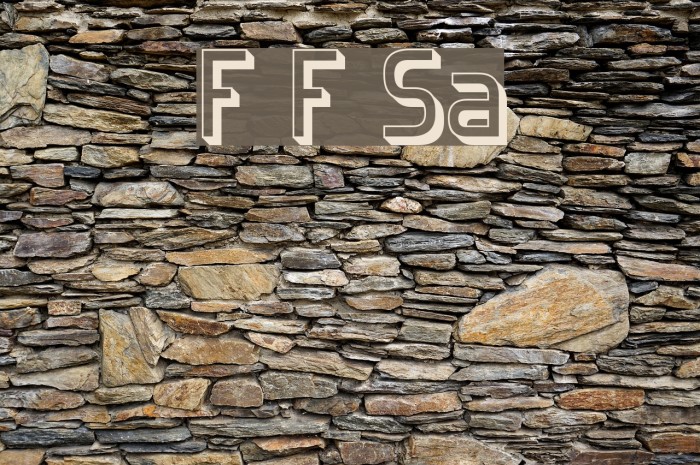 Forgotten Futurist Shadow Font examples
