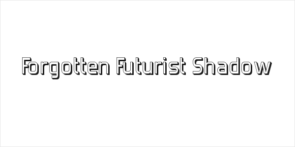 Forgotten Futurist Shadow Logo