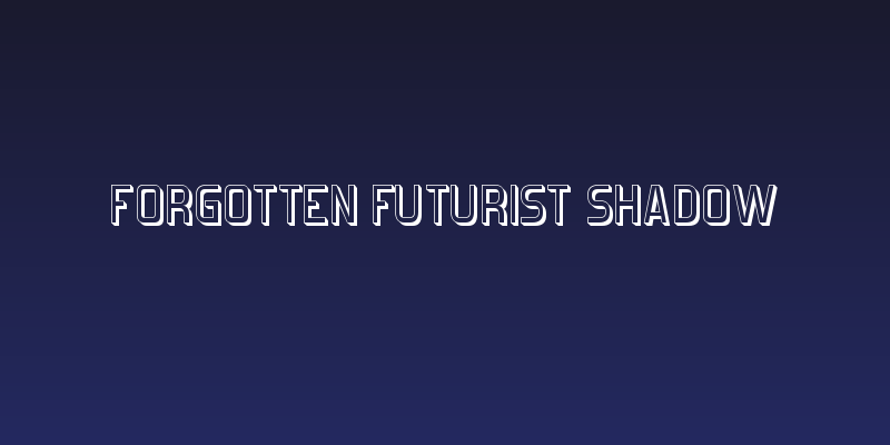 Forgotten Futurist Shadow Social Header
