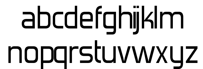 Forgotten Futurist Font LOWERCASE