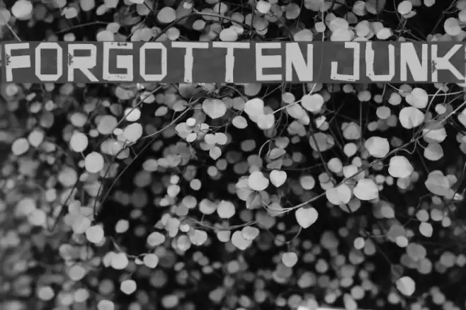 Forgotten Junk Fonte examples