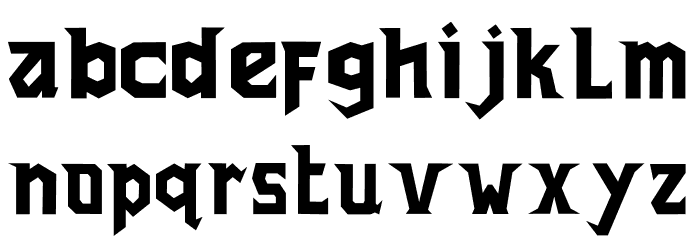 Forgotten Шрифта строчной