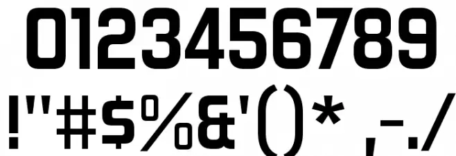 ForgottenFuturistRg-Bold Font OTHER CHARS