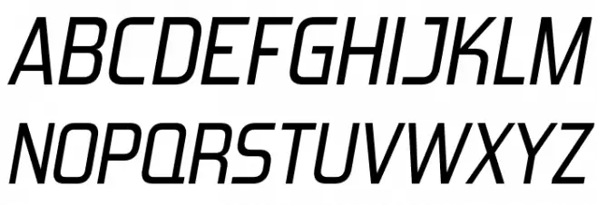 ForgottenFuturistRg-Italic Fuentes MAYÚSCULAS