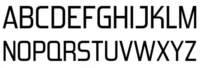 ForgottenFuturistRg-Regular フォント 大文字