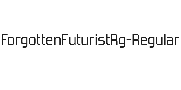 ForgottenFuturistRg-Regular Logo