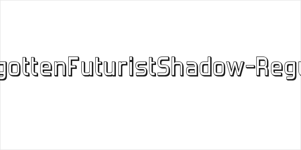ForgottenFuturistShadow-Regular Logo