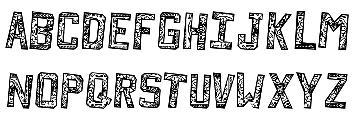 ForgottenPlaybill Font LOWERCASE