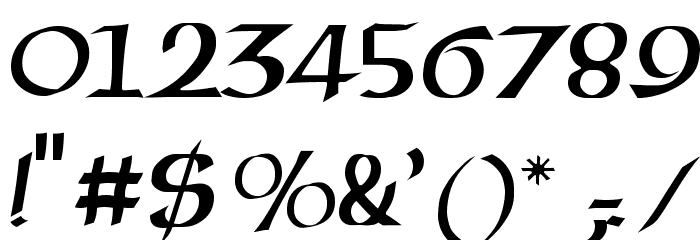 ForgottenUncial Font OTHER CHARS