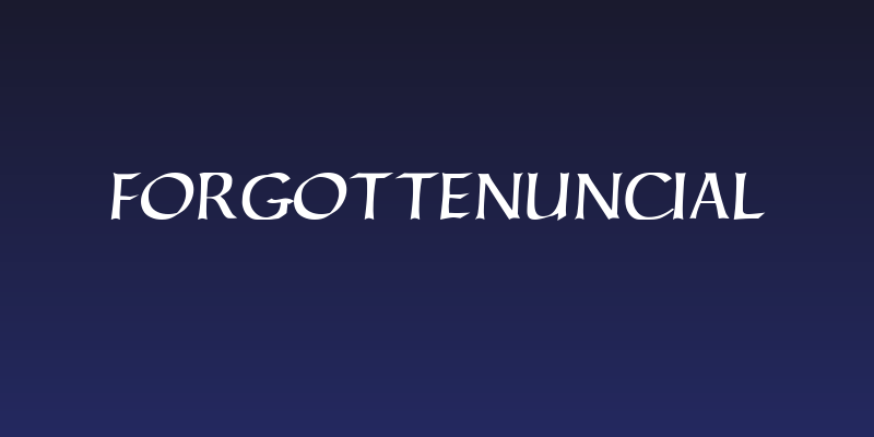 ForgottenUncial Social Header