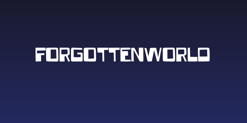 ForgottenWorld Social Header