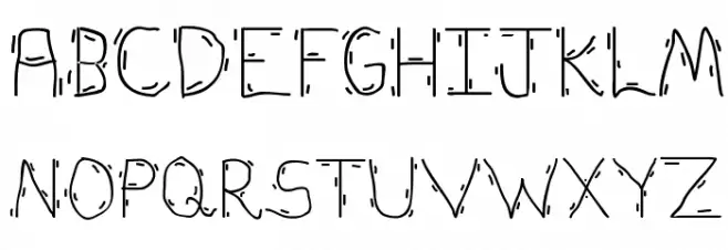 Forky Schriftart Groß