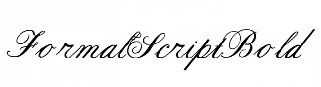 Formal Script Bold  नि: शुल्क फ़ॉन्ट्स डाउनलोड