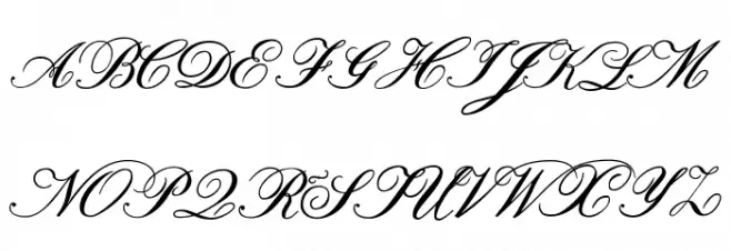 Formal Script Bold Polices MAJUSCULES