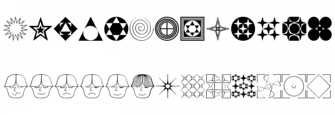Formas germetricas 1 Polices MAJUSCULES