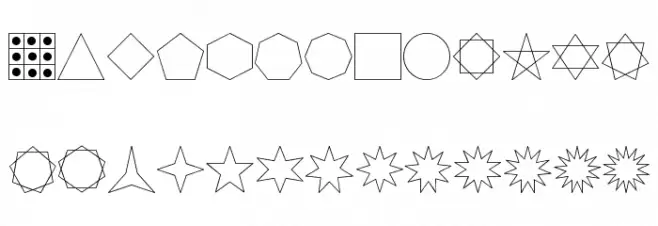 Formas germetricas 1 Font LOWERCASE