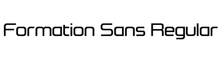 Formation Sans Regular Font