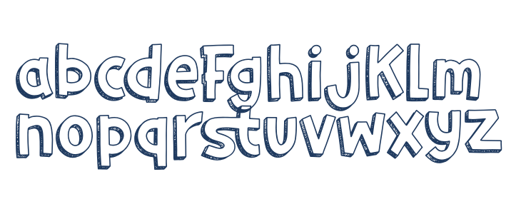 Formelo Sketchy Lowercase