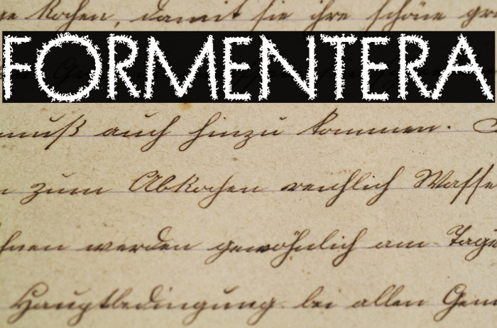 Formentera Font examples