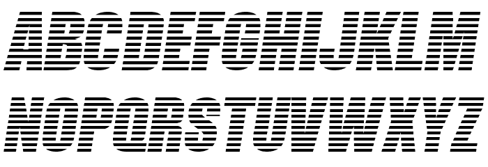 Former Airline Font LOWERCASE