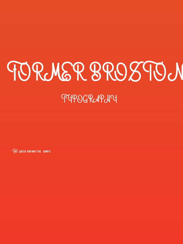 Former Broston Poster