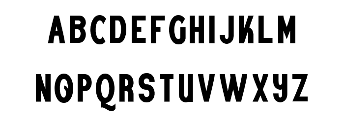 Former Broston Font LOWERCASE