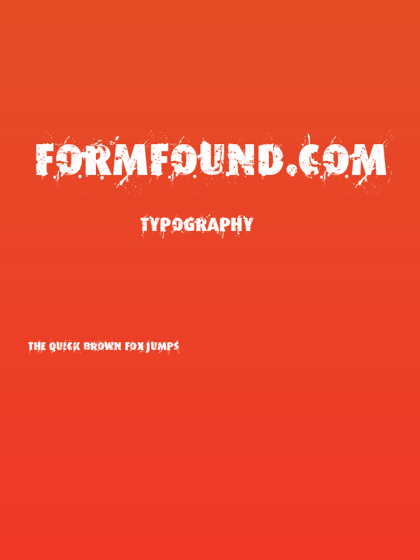 Formfound.com Poster
