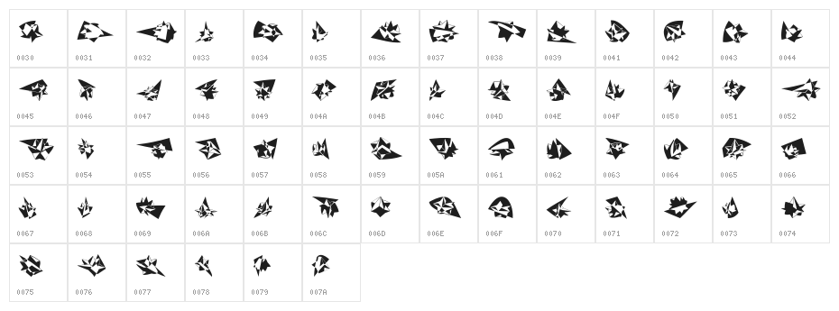 Formo Regular Character Map