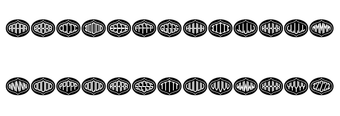 Formogram Ellipse Regular Font LOWERCASE