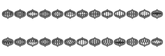 Formogram Hollow Regular Font OTHER CHARS