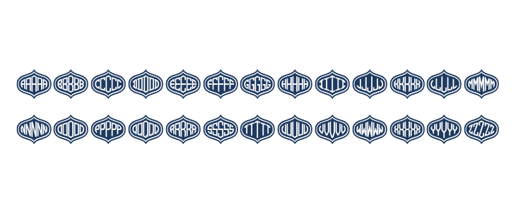 Formogram Regular Lowercase