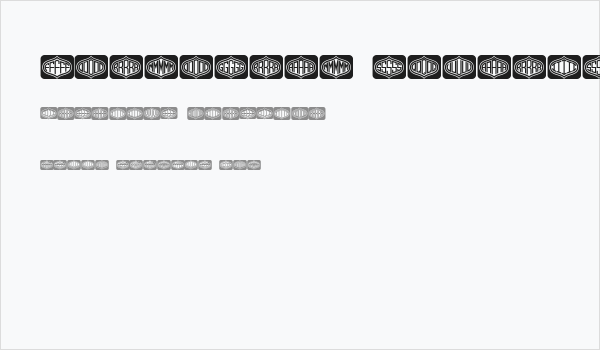 Formogram Squarish Hollow Regular Business Card