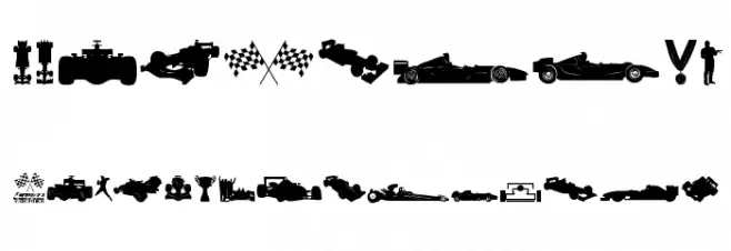 Formula 1 Font OTHER CHARS