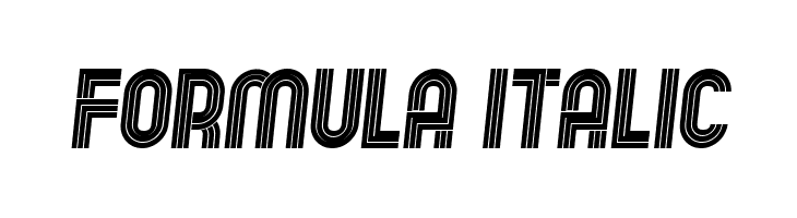 Formula Italic  Frei Schriftart Herunterladen