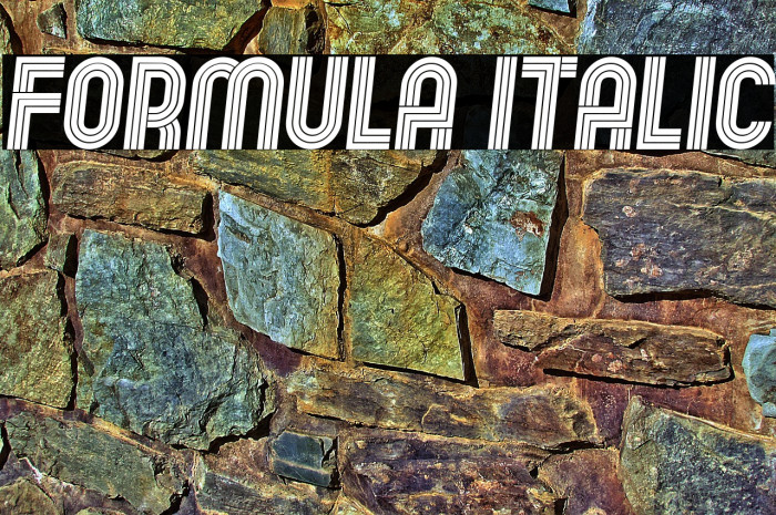 Formula Italic Example 1