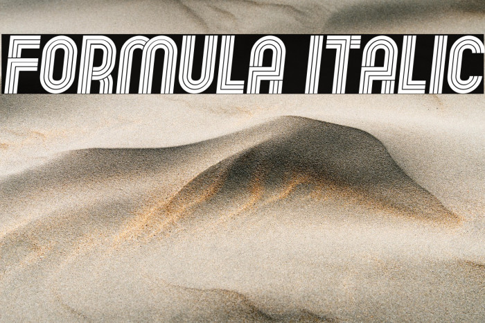 Formula Italic Example 3