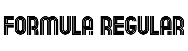Formula Regular  Frei Schriftart Herunterladen