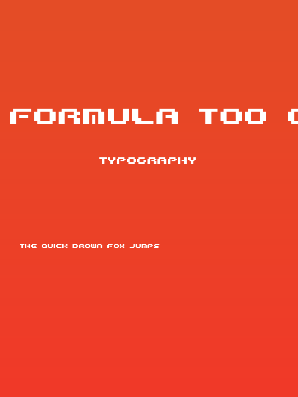 Formula too complex Poster