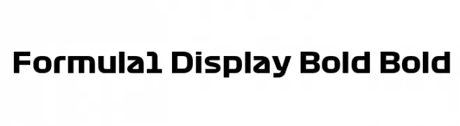 Formula1 Display Bold Bold  नि: शुल्क फ़ॉन्ट्स डाउनलोड